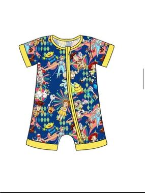 BAMBOO Blue and Yellow Toy Story Print shortie